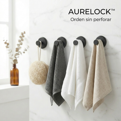 AURELOCK™ - Ganchos de succión con cierre giratorio