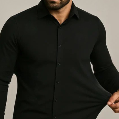 AurenFold™ – Camisa Antipiega de Corte Ajustado