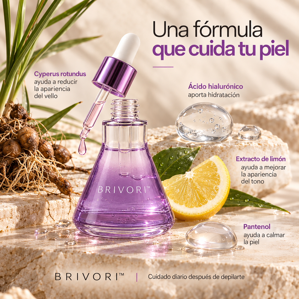 Brivori™ - Sérum Inhibidor de Vello Natural