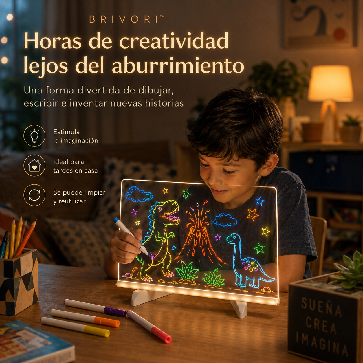 Brivori™ - Tablero LED Creativo