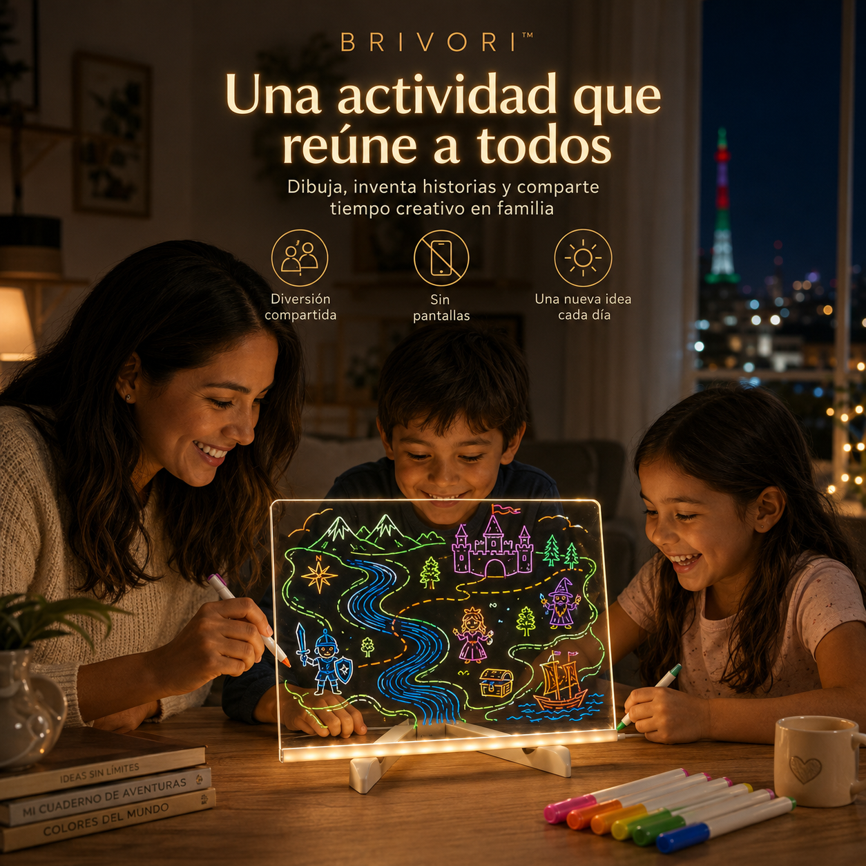 Brivori™ - Tablero LED Creativo