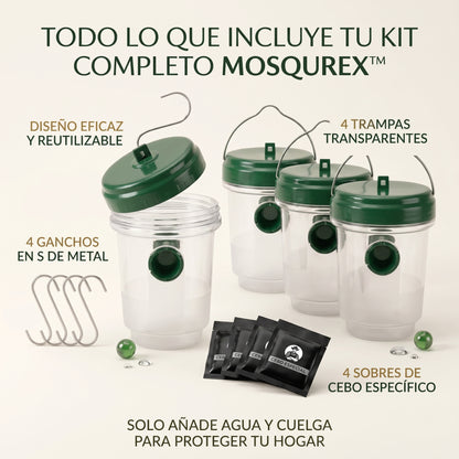 MOSQUREX™ - Trampa para mosquitos de exterior