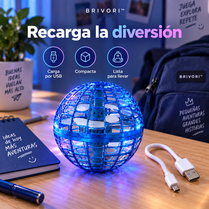 Brivori™ - Esfera Voladora Bomerang con Luces LED