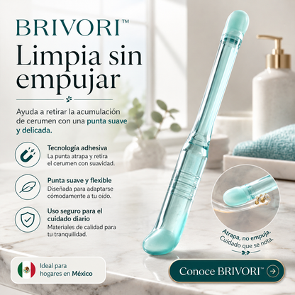 Brivori™ - Limpiador Adhesivo Oídos Suave