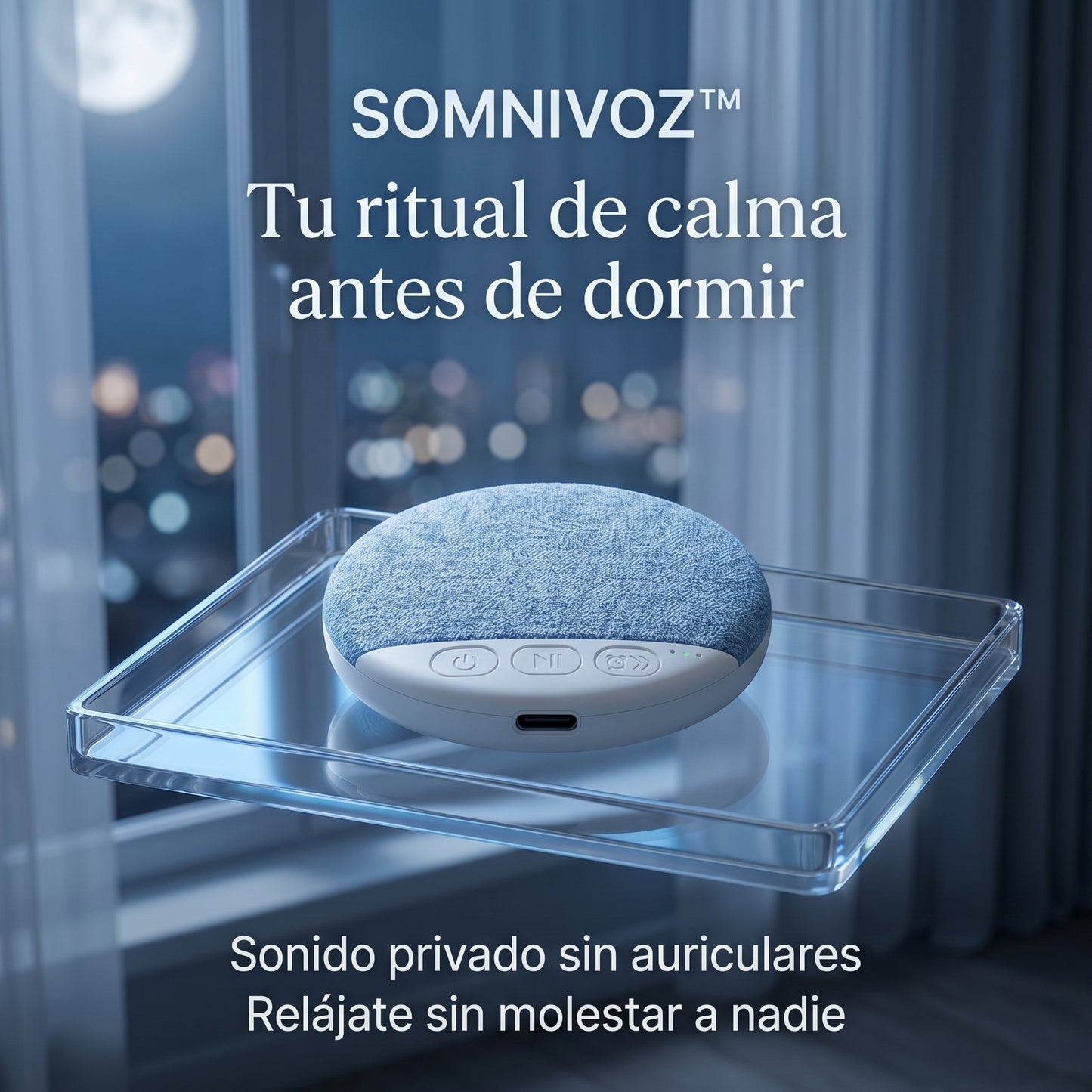 SOMNIVOZ™ - Bocina de Almohada Bluetooth