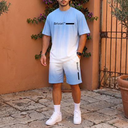 Brivori™ - Conjunto Casual de Verano con Efecto Degradado