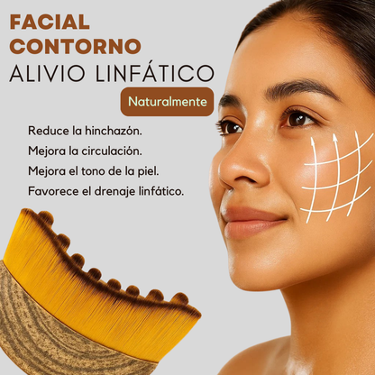 LumiSculpt™ – Cepillo Facial de Drenaje Linfático