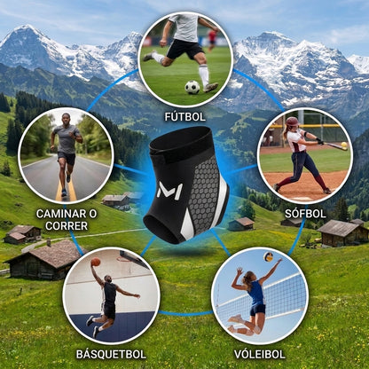 Brivori™ - Tobillera Deportiva de Compresión Ajustable