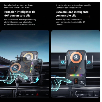 MAGNEXA™ – Soporte inalámbrico inteligente para coche