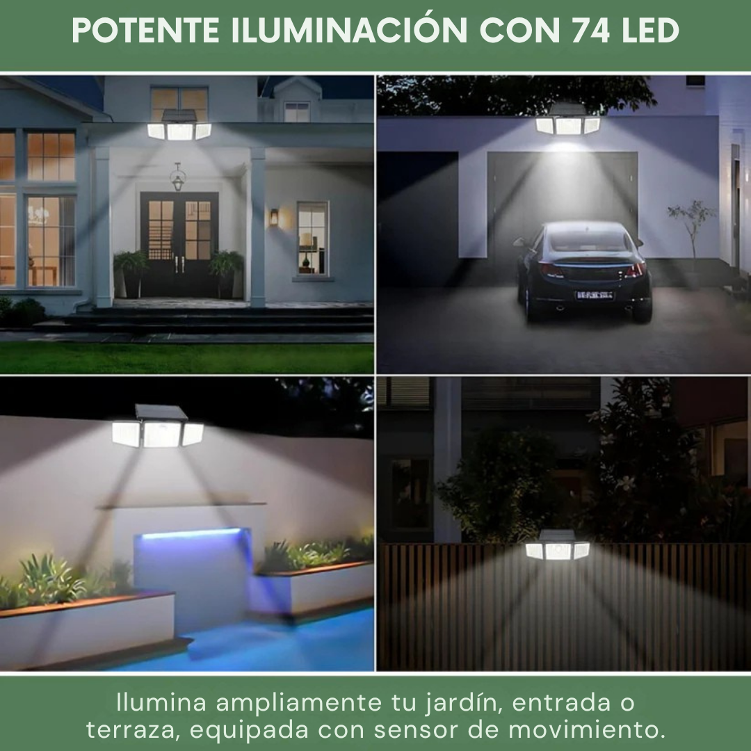 SolarGuard™ – Iluminación solar para exteriores