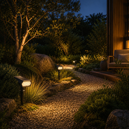 SOLTERRA™ - Foco solar de jardín ajustable