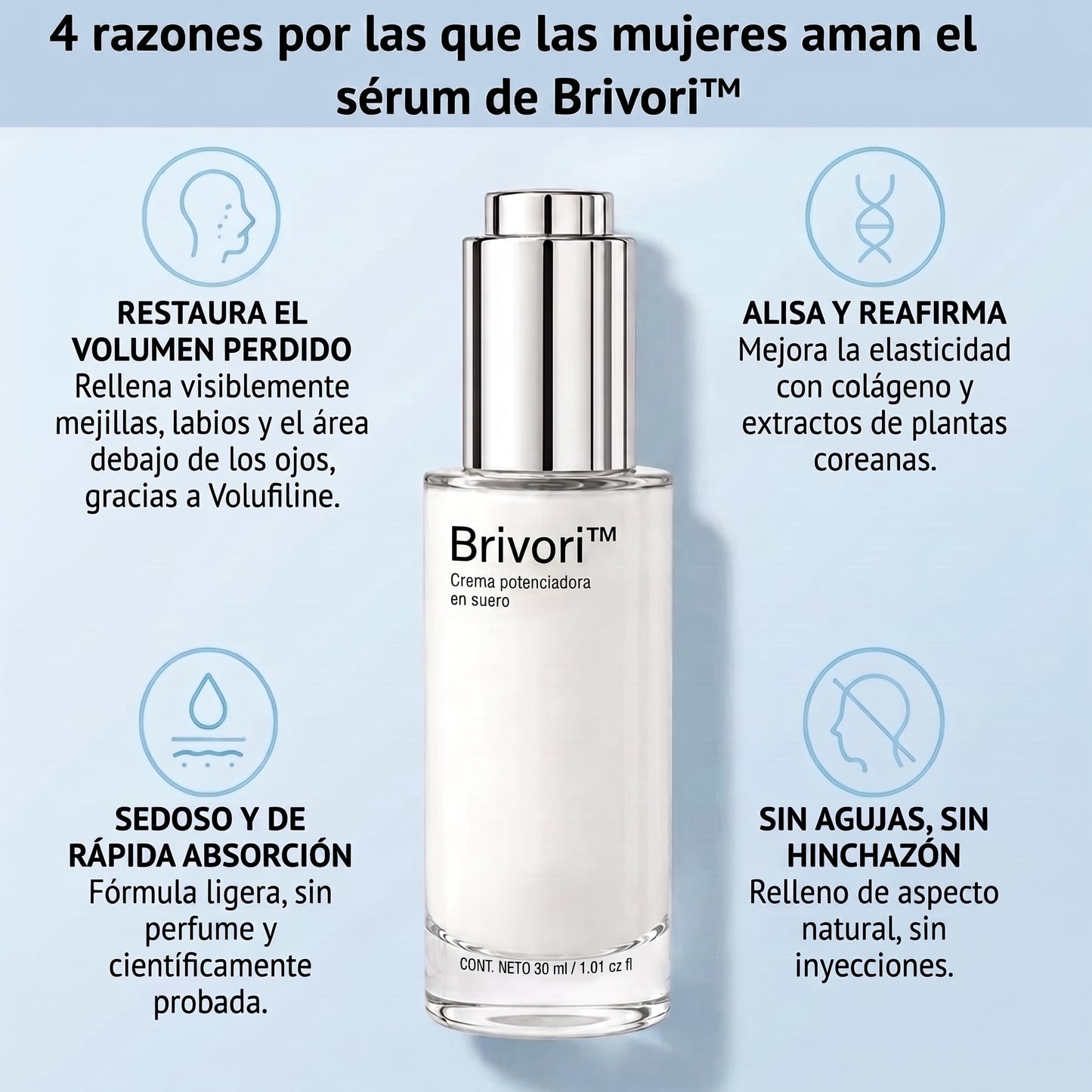 Brivori™ - Sérum Facial Reafirmante