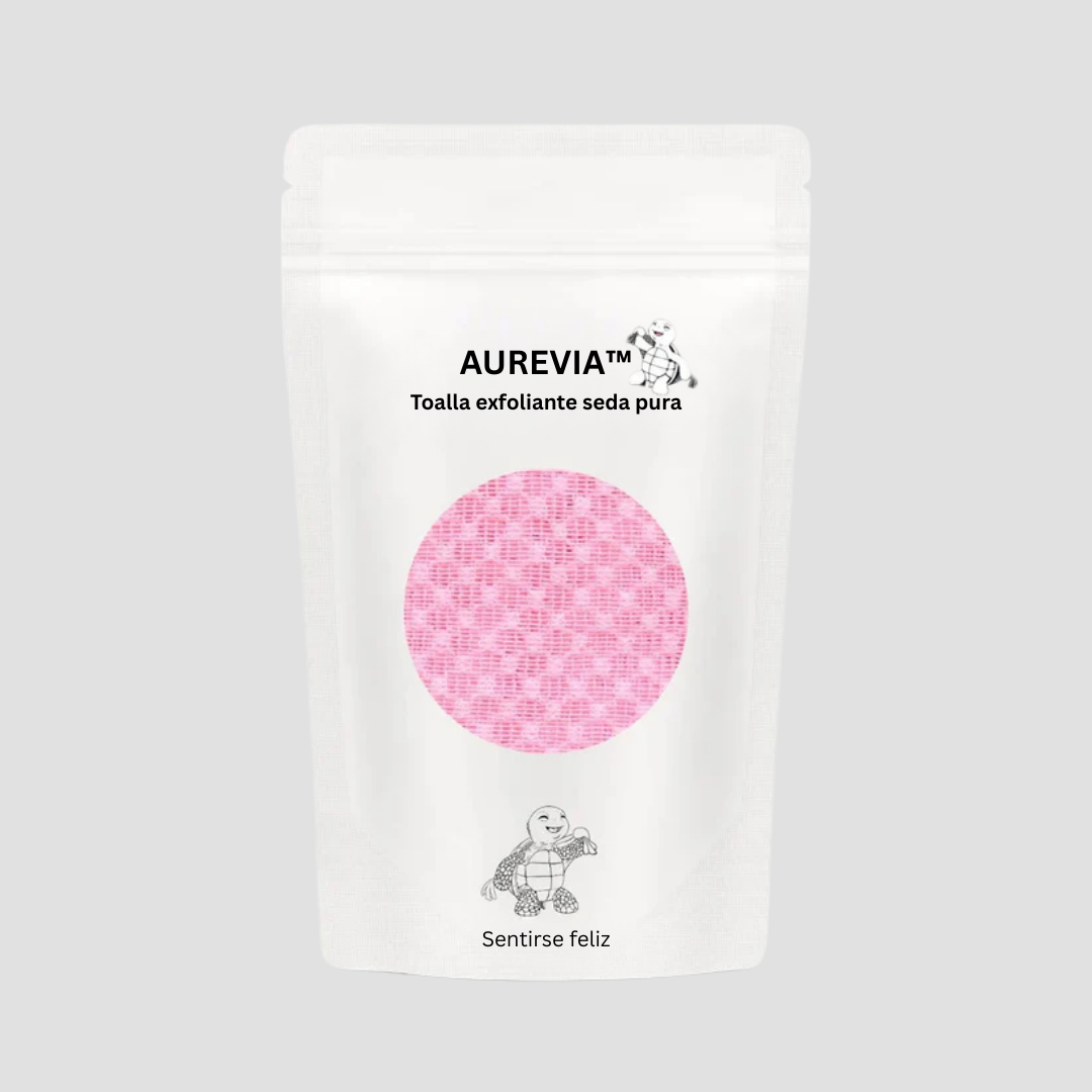 AUREVIA™ - Toalla exfoliante seda pura