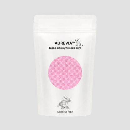 AUREVIA™ - Toalla exfoliante seda pura