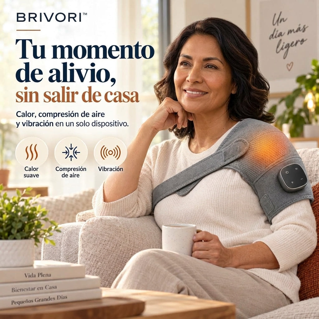 Brivori™ - Masajeador Terapéutico de Hombro