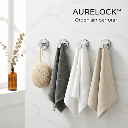 AURELOCK™ - Ganchos de succión con cierre giratorio