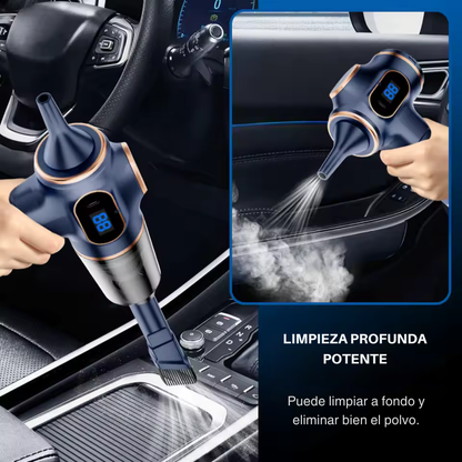 AEROVEX™ Aspiradora compacta para coche con turbocompresor