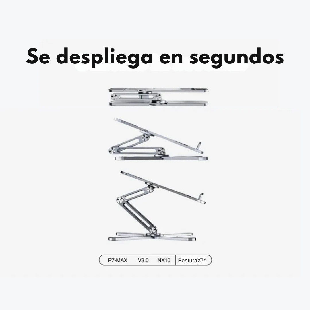 PosturaX™ – Soporte ergonómico plegable