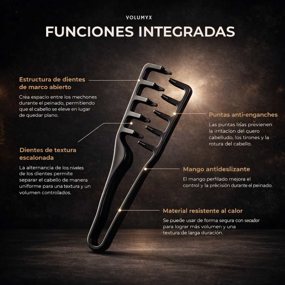 VOLUMYX™ – Peine texturizador instantáneo
