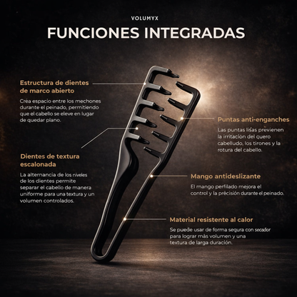 VOLUMYX™ – Peine texturizador instantáneo