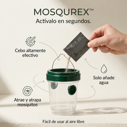 MOSQUREX™ - Trampa para mosquitos de exterior