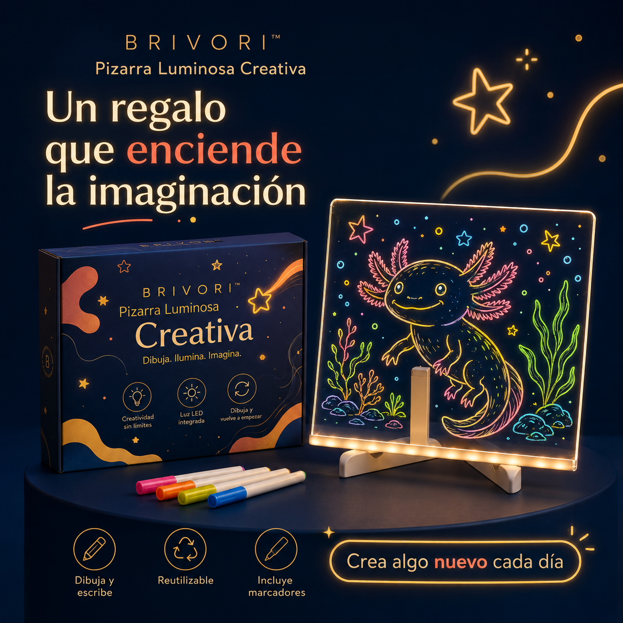 Brivori™ - Tablero LED Creativo