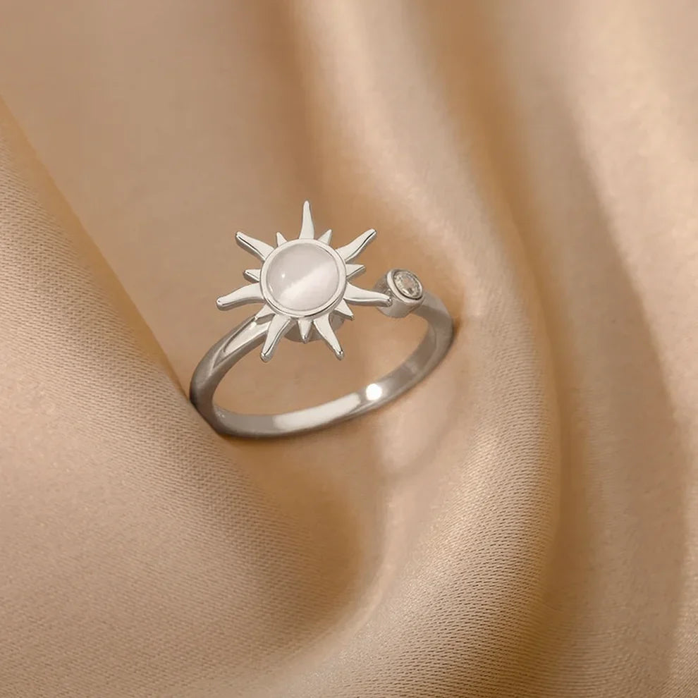 SerenityBloom™ – Anillo contra la ansiedad con diseño floral