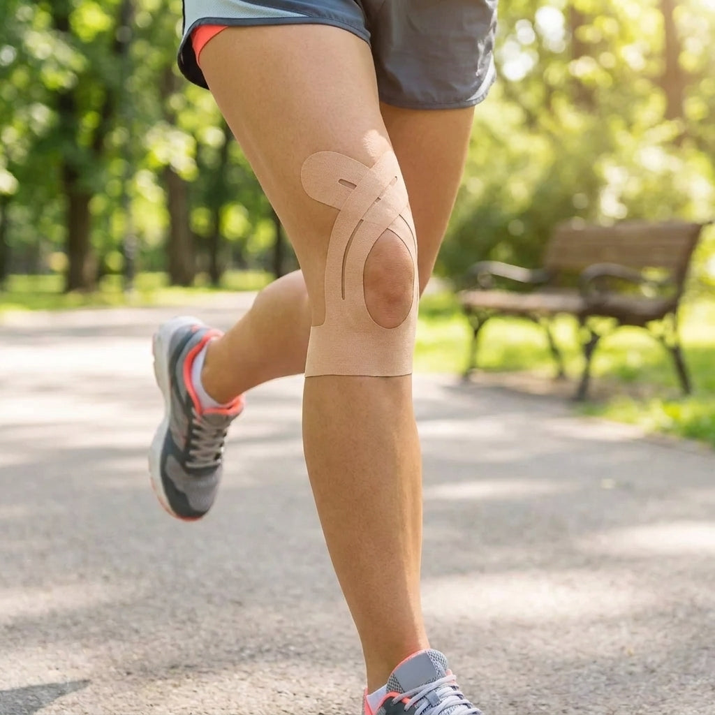 Brivori™ - Cinta Kinesiológica Precortada para Rodilla