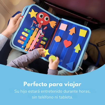 ManosListas™ – Libro Montessori de actividades portátil