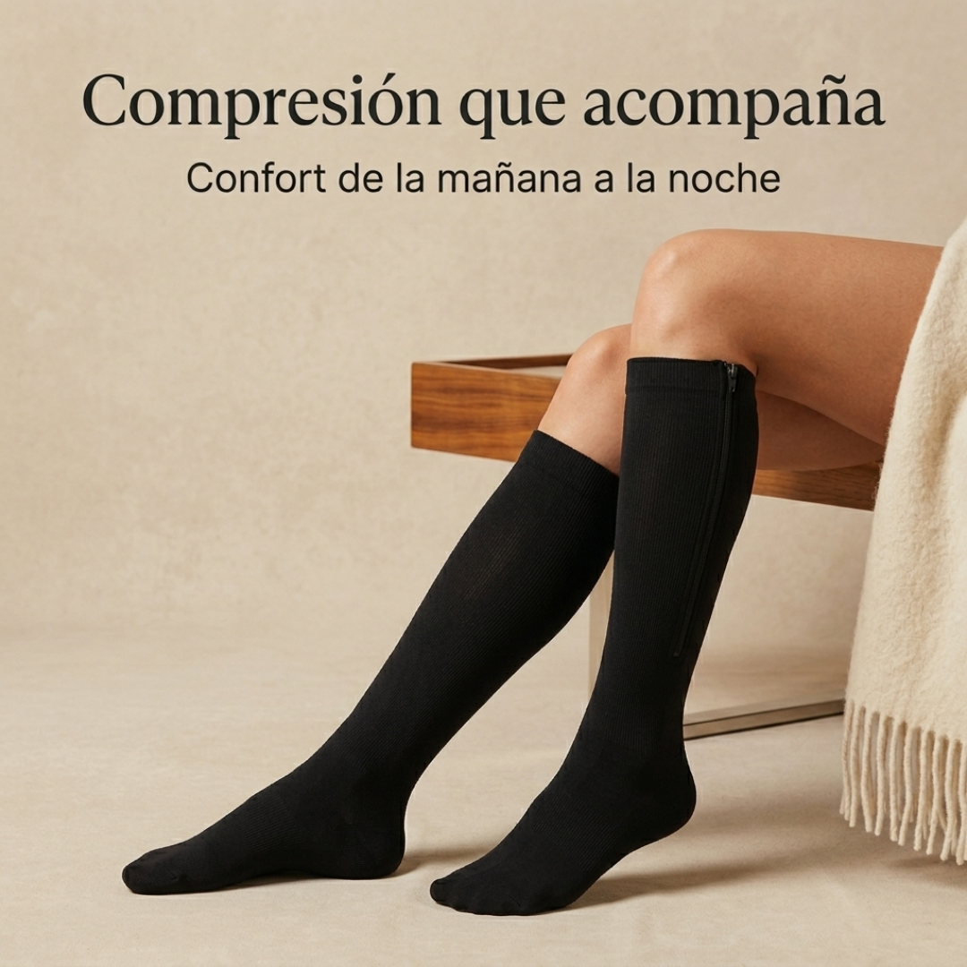 CIRCLIVA™ - Calcetines de compresión con cremallera