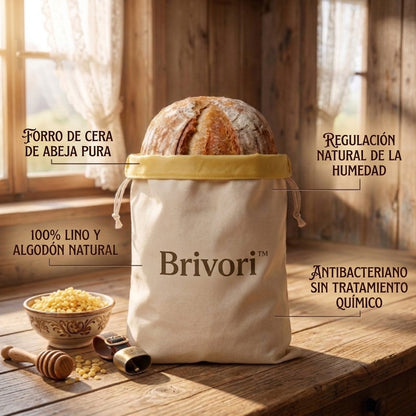 Brivori™ - Bolsa Reutilizable para Pan Dulce y Panecillos