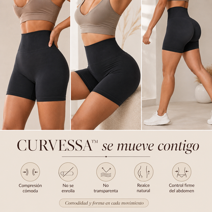 CURVESSA™ - Short Moldeador de Cintura Alta