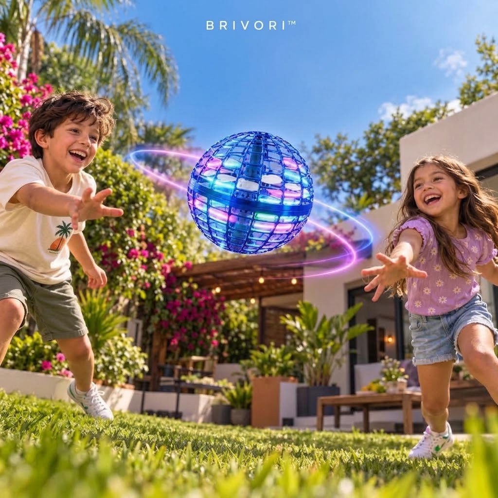 Brivori™ - Esfera Voladora Bomerang con Luces LED