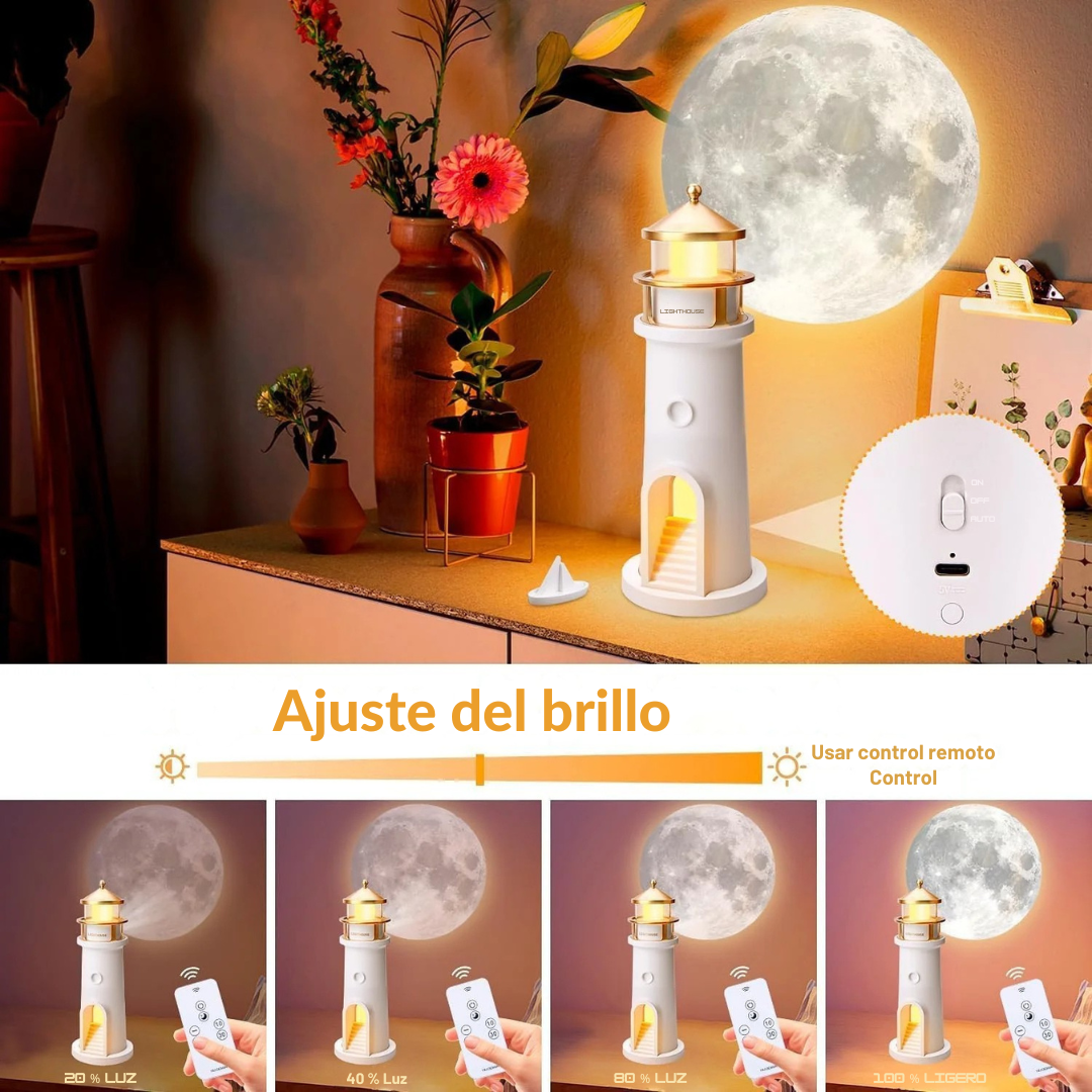 Lunaris™ – Lámpara Faro Lunar