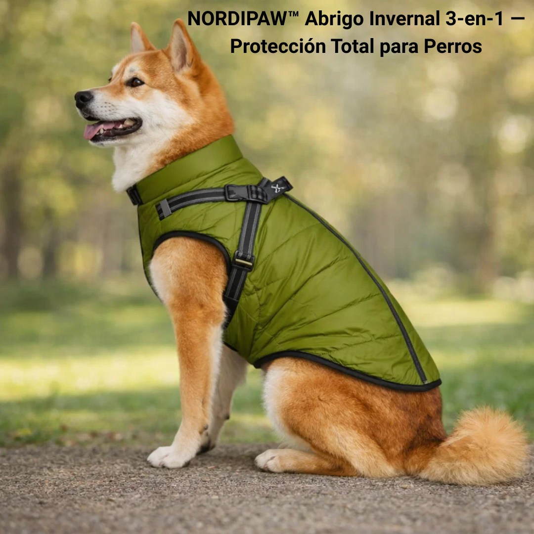 NORDIPAW™ Abrigo Invernal 3-en-1 para Perros