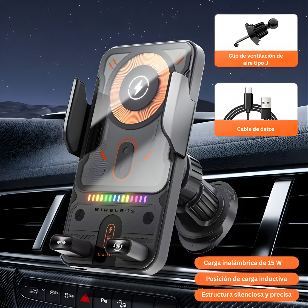 MAGNEXA™ – Soporte inalámbrico inteligente para coche