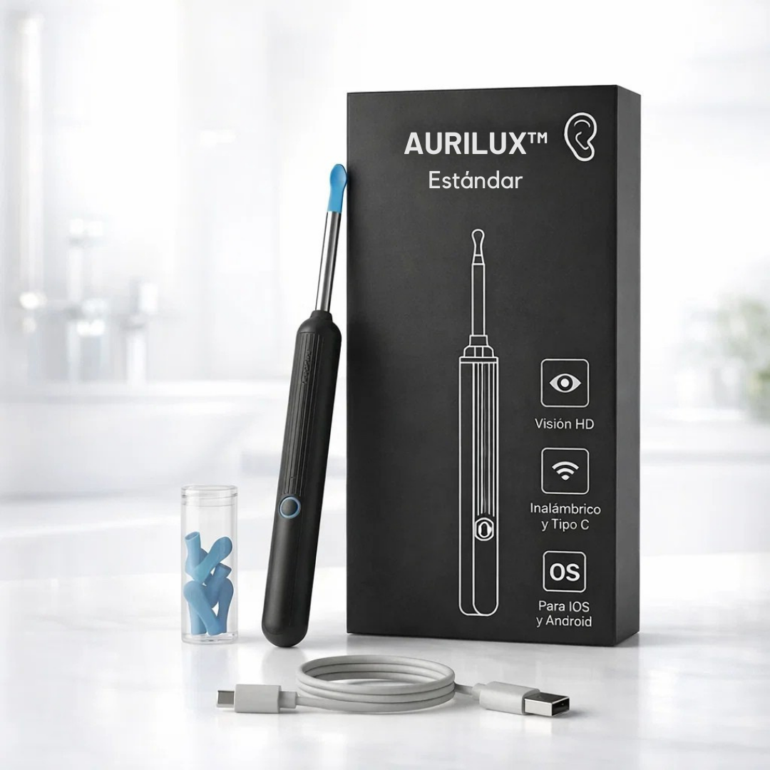 AURILUX™ – Limpiador inteligente para los oídos