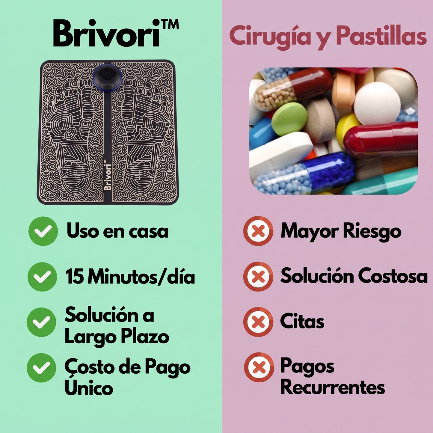 Brivori™ - Estimulador Plantar EMS