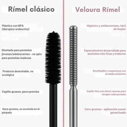 Veloura™ –Máscara natural alargadora y fortificante