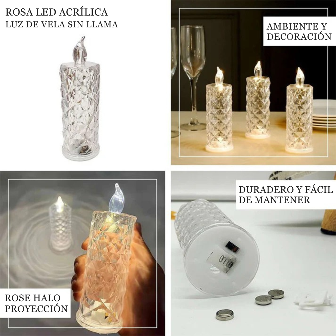 Luminara™ – Elegancia Cristalina sin Fuego