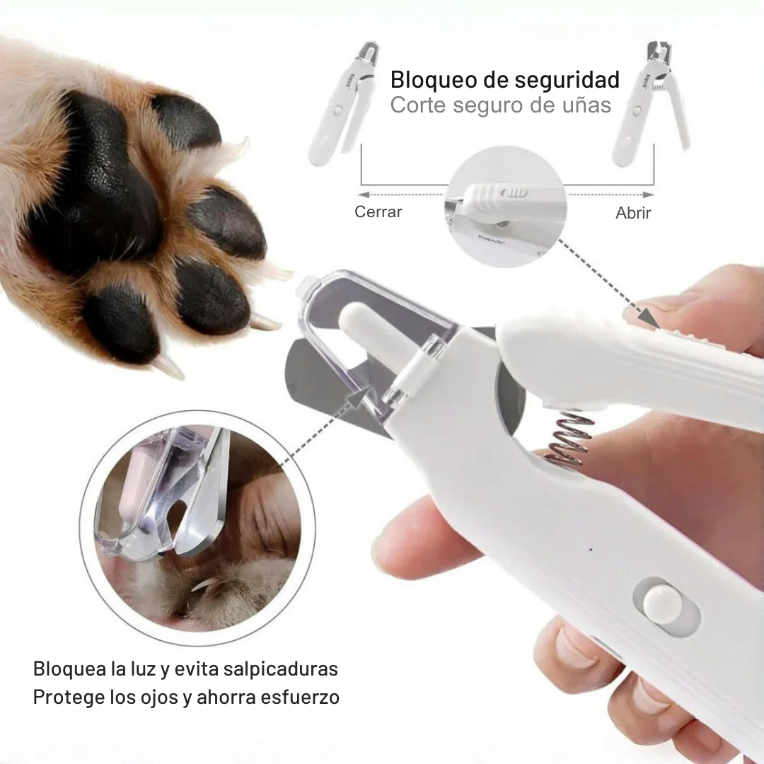 PAWLYNX™ – Cortauñas y limadora LED 2 en 1