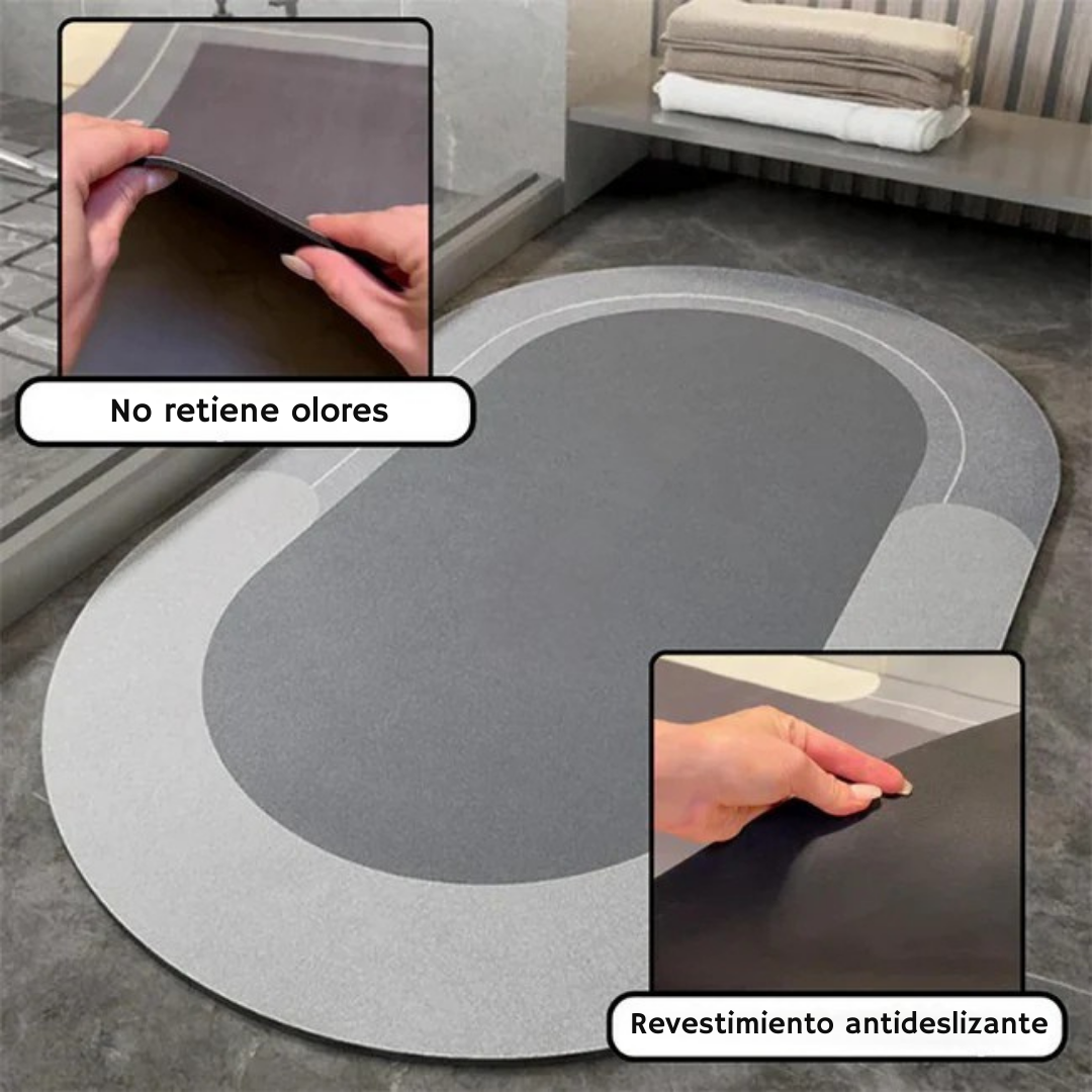 DryStep™ – Tapete de baño antideslizante ultra absorbente