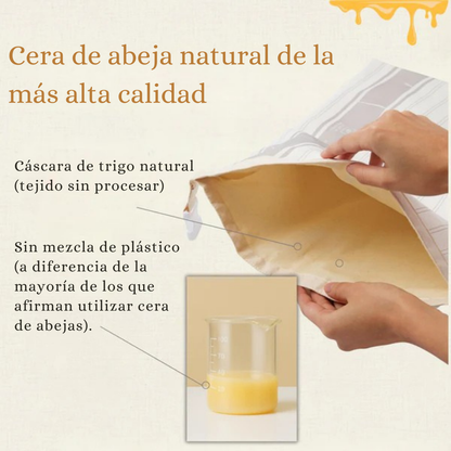 APIAVERA™ - Caja para pan de cera de abeja natural
