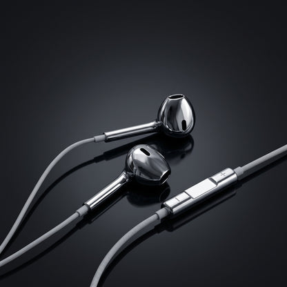 AURION™ - Auriculares con cable cromados