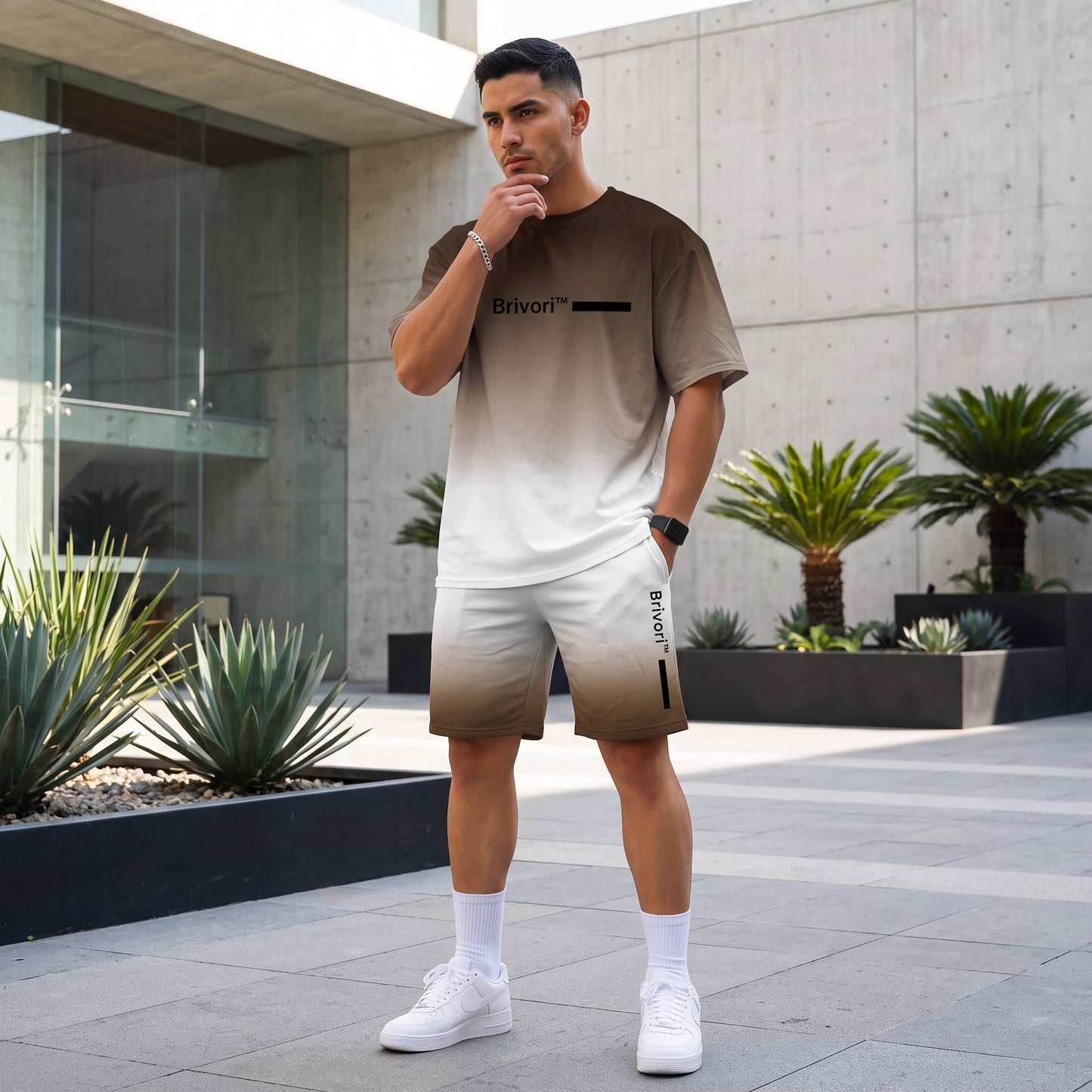 Brivori™ - Conjunto Casual de Verano con Efecto Degradado