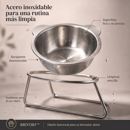 Brivori™ - Comedero Elevado Ergonómico