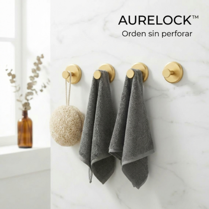 AURELOCK™ - Ganchos de succión con cierre giratorio