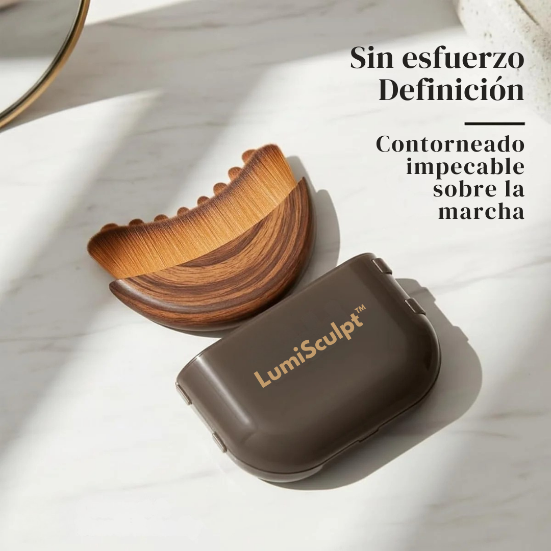 LumiSculpt™ – Cepillo Facial de Drenaje Linfático