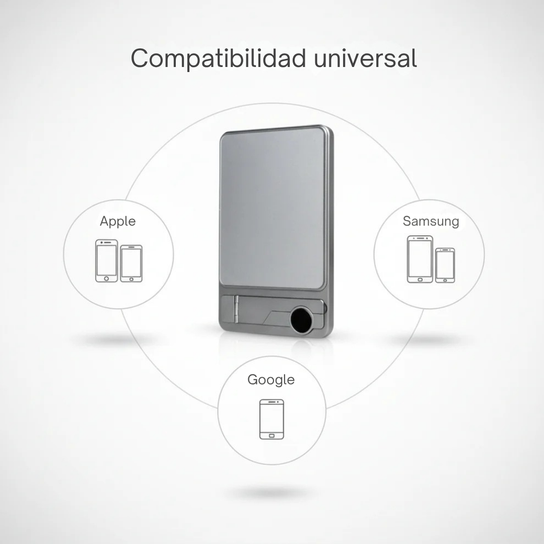 MagneCharge Slate™ – PowerBank Magnético Ultrafino