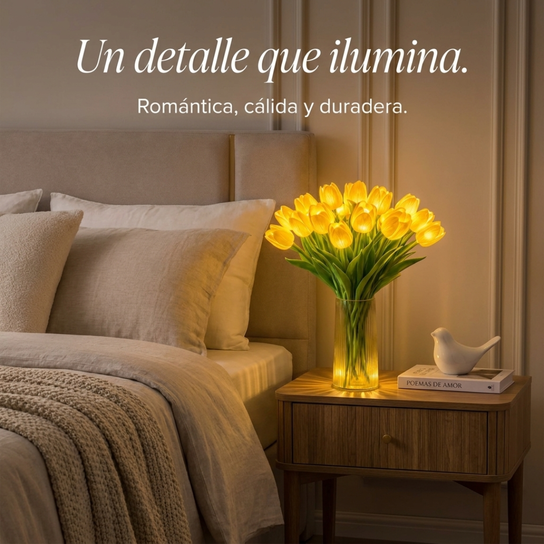 TULIVARA™ - Ramo de tulipanes resplandecientes